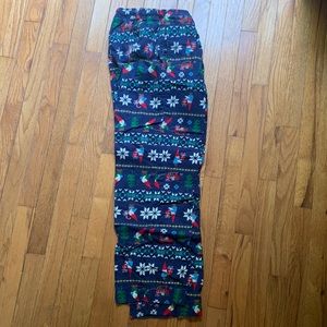 Hanna Andersson M Gnome Mens Flannel Pajama Pants